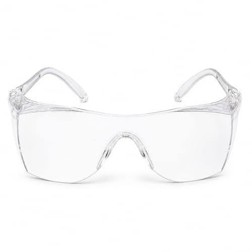 Image of OMOS Safety Goggles Eye Protection, Anti Fog, Scratch Resistant, UV Protected, Light Weight Polycarbonate Protective Safety Glasses (4)