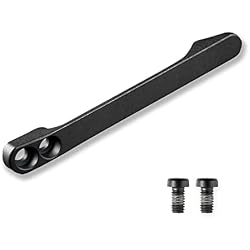 CIVIVI Titanium Pocket Clip with Titanium Screws T001B (Black) | Suitable for Models Listed on the Product Description