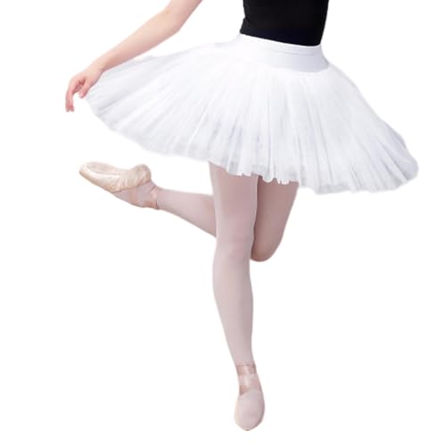 Jupe tutu en tulle blanc pour vos séances de ballet et entraînements