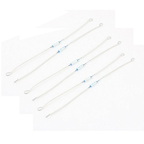 Aexit 6 PCS 15A 250V Cutoffs Thermal Fuse FR210C 8.35