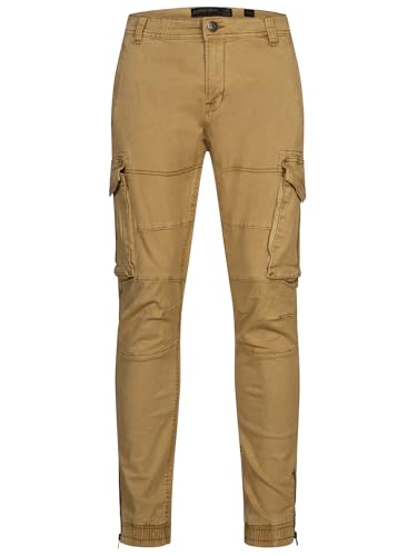 Cargohose Herren Indicode Alex aus Baumwolle mit 6 Taschen