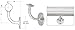 C.R. LAURENCE HR20TPS CRL Polished Stainless Surface Mounted Hand Railing Bracket for 2" Tubing