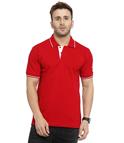 Image of Scott International Men's Regular Fit Half Sleeve Organic Cotton Polo T-Shirt
