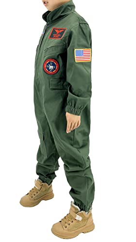 Sinkawa Jackets QZY-22-002 Fighter Pilot Costume Air Force Flight Suit Halloween Cosplay thumb #3
