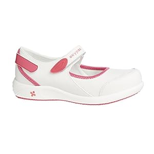 Oxypas Nelie Veiligheidsschoenen voor dames, wit fux, 36 EU
