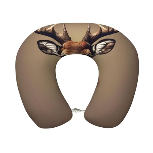 Almohada ergonómica de poliéster para viaje miniatura 1