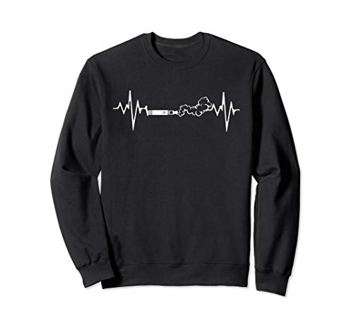 Vape Heartbeat - Vaping Gifts For Vape Master Vape Life Sweatshirt