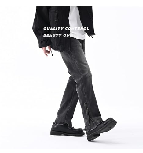 Jeans Pants Trousers Denim Thin Men's Loose Straight Leg Spring Casual Versatile Handsome4