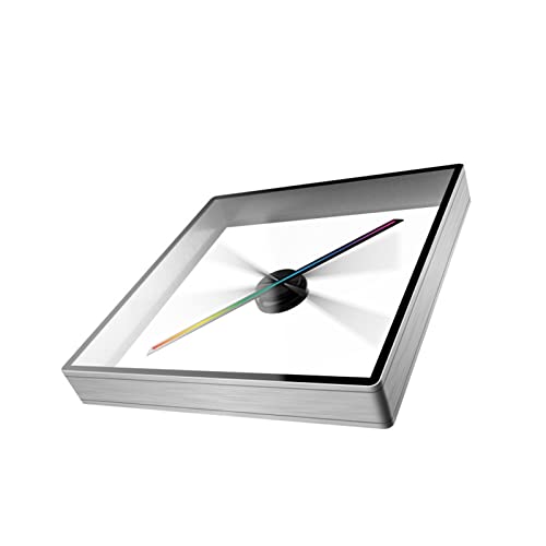 Ventilador Holográfico, Proyector holográfico 3d, proyector de vídeo animación 3D, ventilador máquina publicidad flotante estéreo con carcasa segura(Golden)