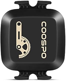 CooSpo Cadence and Speed Sensor, Bluetooth ANT+ Cycling Cadence Sensor Bike Speed Sensor, Wireless RPM Bicycle Cadence Sensor for Bike Computer/Rouvy/Zwift/Openrider/Peloton/Wahoo/CooSporide