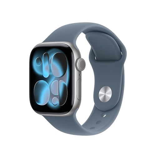 Image of Apple Watch Band - Sport Band - 42mm - Anchor Blue - M /L