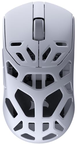 Corsair Sabre v2 PRO Wireless MG FPS Gaming Mouse – 33,000 DPI Marksman S Sensor, 8,000Hz Hyper-Polling, Durable Magnesium, Lightweight, Up to 120hr Battery – White