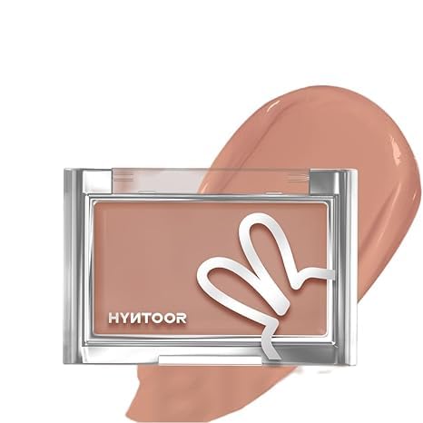 HYNTOOR 2-in-1 Cream Blush and Concealer, Long-Wearing Moisturizing Formula with High Coverage, Skin-Like Finish (NU20, 3G) (Weinuo4)