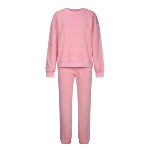 Chándal de algodón para mujer con capucha y pantalón de correr casual 3