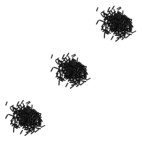 CIYODO 3sets Tubing End Cap Thread Protector Cover for Kitchen Wood Floor Chair Tips Round Tube Caps Insulated Rubber Material 250pcs*3