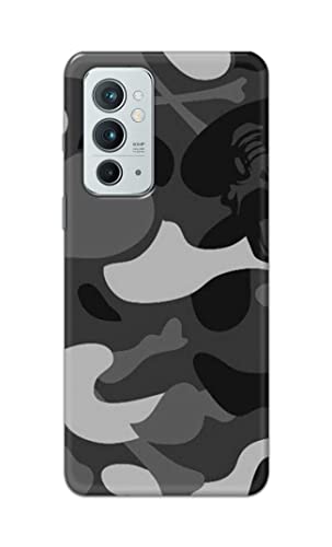 Image of Printed Hard Back Cover Case for OnePlus 9RT 5G Back Cover (Army Pattern) -1302