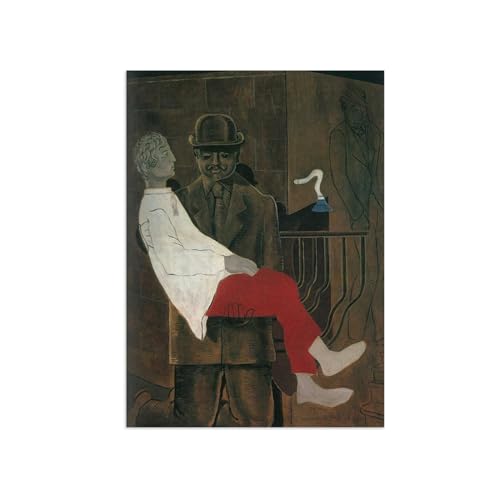 Reproduction impression sur toile Max Ernst affiche décoration murale 40x55cm