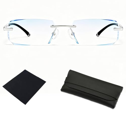2026 New Vision Pro Eye Glasses Clarity Multifunctional Smart Blue Glasses Automatic Adjustment Eye Reading Glass for Men/Women with Case and Glasses Cloth