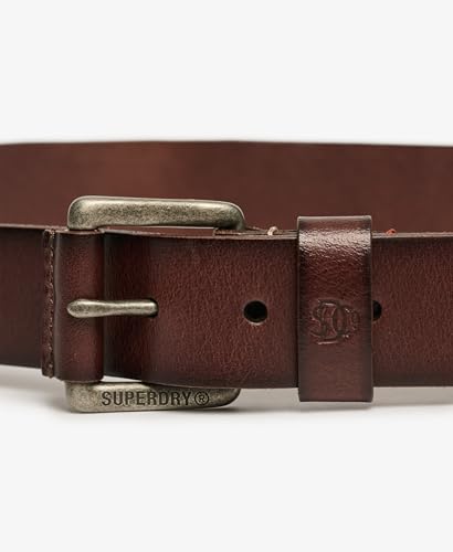 Ceinture classique en cuir véritable Superdry, l'authenticité d'un style intemporel - 3