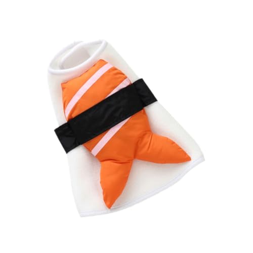 Disfraz de Sushi para Perros, Talla L, Naranja