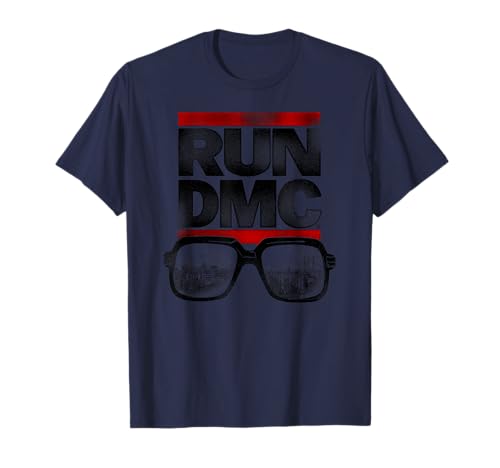 Run DMC Glasses NYC Oldschool Hip Hop Camiseta