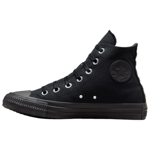Converse Chuck Taylor All-Star Hi Meta Noir - Girls' Preschool (A07912F, Black/Silver)2