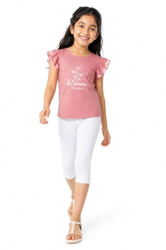 Image of BODYCARE Girl's Regular Fit Capri Pack Of 2
