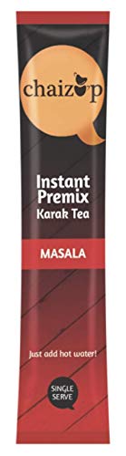 Image of Chaizup Premium 1 Min Instant Assorted Tea Pack - 20 Sachets | Saffron & Masala Flavours | 20 Servings | 2 Packs (10 Flavours Each) | 280g