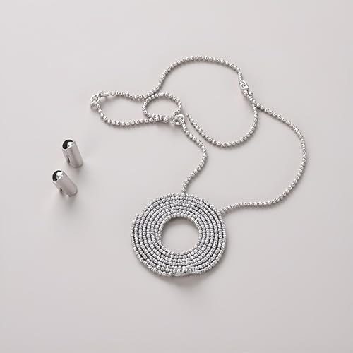 Image of 2pcs Pull Chain String Extension With Connector Ceiling Fan Pull Chain For Ceiling Fan Light Fixture Light Bulb Switchs Chain Extender1 Meter Length Ceiling Fan Light Fixture, Ceiling Fan Pull Chains