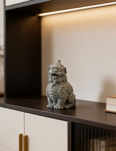Estatua Pixiu de piedra para decoración de hogar y oficina miniatura 5