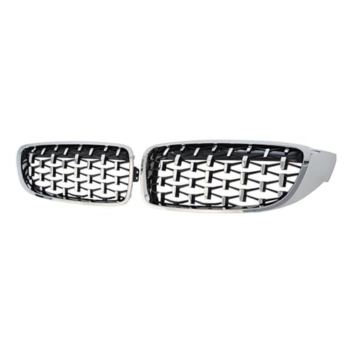 Grille de calandre diamant argent pour BMW F32 F33 F36 F80 F82 style luxe