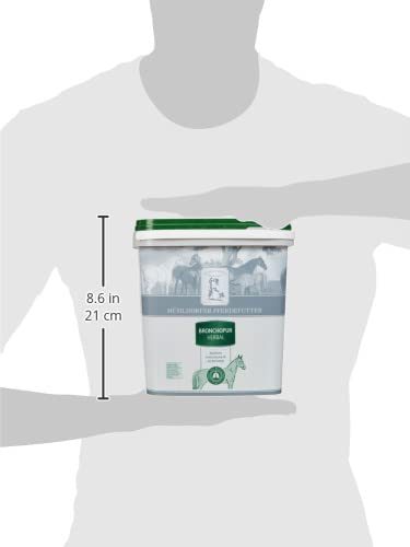 Mühldorfer Pferdefutter Mühldorfer Bronchopur Herbal - 1,8 kg - Fördert das Abhusten - Beruhigt Atemwege - Wohltuender Inhalier-Effekt
