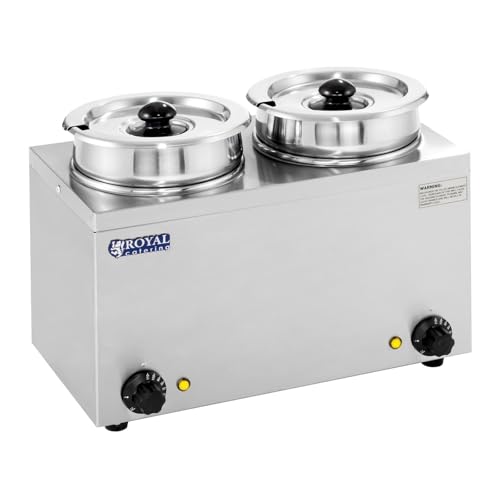 Royal Catering - RCBM-2/4R - Baño María Hotpot - 2 x de 2,75 litros - 300 W
