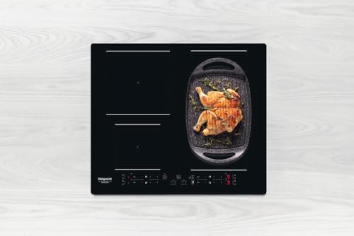 Plaque À Induction Hotpoint Ariston HB4860BNE – 4 Foyers, Zone Combi Duo, Commandes Sensitives - vue 7