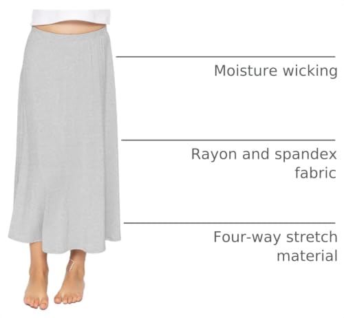 Image of STRETCH IS COMFORT Girls Skirts Flowy A Line Knee Length and Ankle Length | Elastic Waist, Kids School Skirt, Girls Maxi Skirt, Black Skirt For Girls, Faldas Para Ninas, Girls Long Skirt, Long skirts