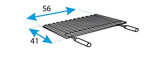 IMEX EL Zorro 71406 - Barbacoa con Parrilla de Hierro, 60 x 43 x 33 cm