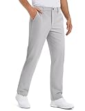 TACVASEN Winter Dress Pants for Men Warm Insulated Grey Golf Pants Water...