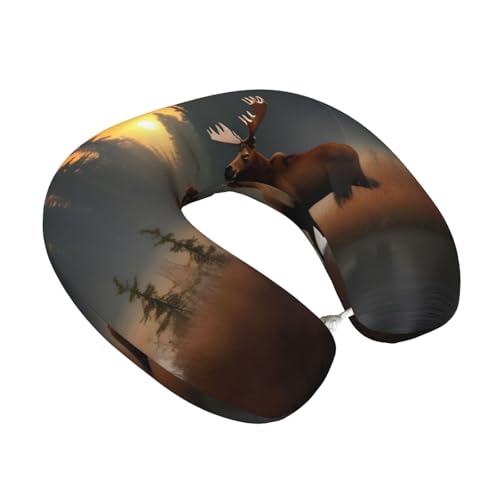 Almohada de poliéster negra tamaño único para cuello miniatura 2