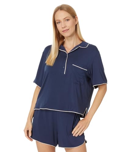 Image of Tommy John Women's Short Sleeve Top and Short Pajama Set