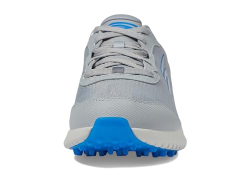 Skechers Leichter Herren-Golfschuh Max Fairway 4 ohne Spikes, Grau/Blau, 10.5 Wide