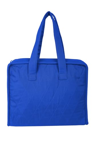Image of Yazzii Sewing Notions Tote- Portable Sewing Accessories Organizer w Detached Sleeves - Royal Blue