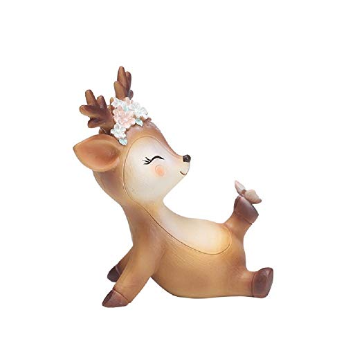 Décoration de gâteau Youfui pour fête, fête d'anniversaire, fête prénatale et décoration intérieure de voiture Playful Deer Cover
