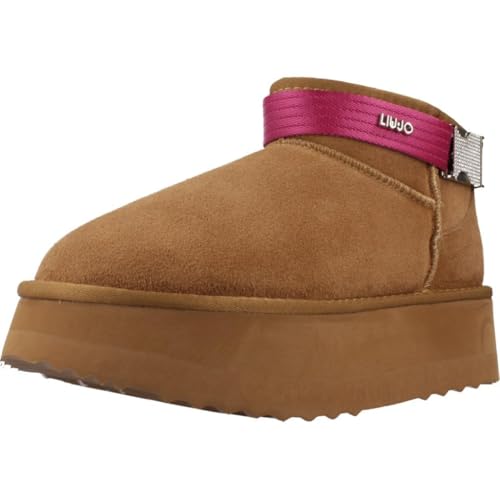 Liu Jo Jane 03 marron 39 : bottines élégantes en cuir pour femme
