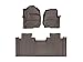 WeatherTech Custom Fit FloorLiners for Ford Super Duty - 1st & 2nd Row (4710121-476973), Cocoa