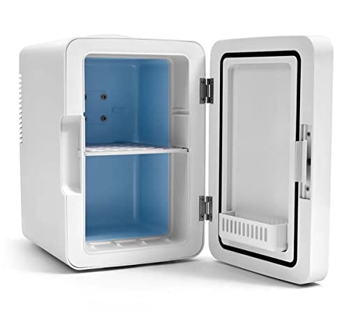 Mini Geladeira Espelhada com LED 6L Branco Trivolt 12V/110V/220V com Cabo AC/DC Multilaser - TV017