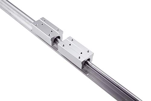 Linear Rail CNC Parts SBR16 2500mm/ 98,4inches 16mm Fully Supported Linear Rail + 2pcs SBR16LUU Block Bearing