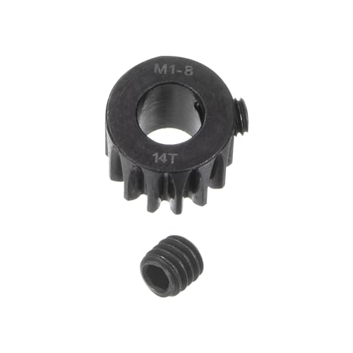 uxcell - uxcell Mod 1 14T Pinion Gear 8mm Bore Hardened Steel Motor Rack Spur Gear for RC Car Truck Gear Drive