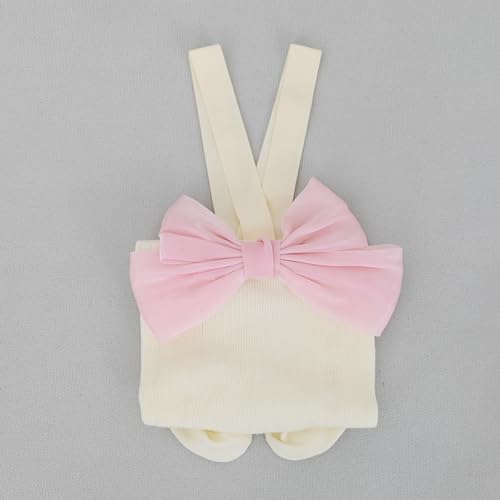 MBMSHEGH Newborn Baby Suspender Overall Bowknot Pantyhose High Waist Ribbed Knit Tights Infant Fall Winter Leggings Stocking2