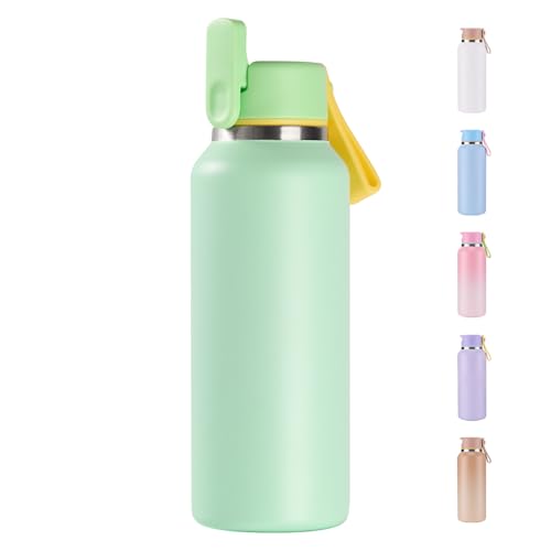 Fijinhom 12oz Kids Water Bottle for School Boys&Girls,...
