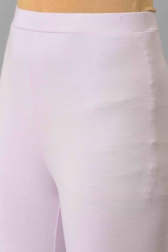 Image of W for Woman Women's Regular Fit High Rise Coral Cotton Jersey Tights